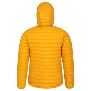 Veste d'hiver en toile imperméable tendance pour homme, vêtement décontracté confortable avec col à capuche zippé, couleur unie avec poche - Product Image 4