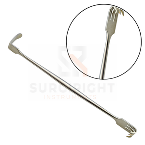 Venta caliente Senn Miller Cats Paw Retractor de doble extremo 16cm CE ISO aprobado por Surgiright Instruments - Product Image 1