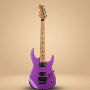 Guitarra Eléctrica Modelo CS260 con Sistema de Trémolo con Bloqueo Estilo Floyd Rose, Cuerpo de Álamo, Mástil de Arce Tostado, Pastillas de Acero SBS - Product Image 1