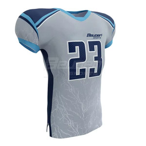 Jersey de Fútbol Americano de Manga Corta, Talla Grande, Transpirable, de Primera Calidad, con Nombre de Equipo Personalizado, Precio al por Mayor - Product Image 5