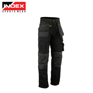 Nouveau pantalon tactique printemps automne extérieur multi-fonction multi-poches couleur unie respirant micro-élastique Cargo pantalon - Product Image 6