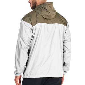Chaqueta Cortavientos Ligera de Primavera para Hombre, con Bloques de Color, Cremallera Completa, Capucha, Transpirable, de Poliéster, para Actividades al Aire Libre - Product Image 2