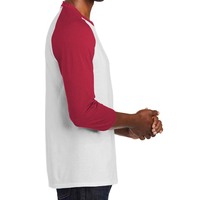 T-shirt de baseball personnalisable à manches longues pour homme – Tissu écologique anti-boulochage respirant style décontracté chic