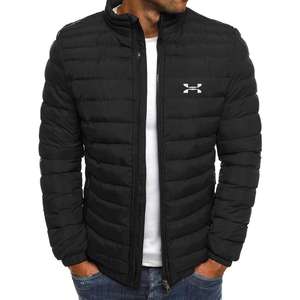 Veste matelassée brillante pour homme de qualité supérieure, capuche amovible, manteau d'hiver, vêtement d'extérieur isolé brillant - Product Image 4