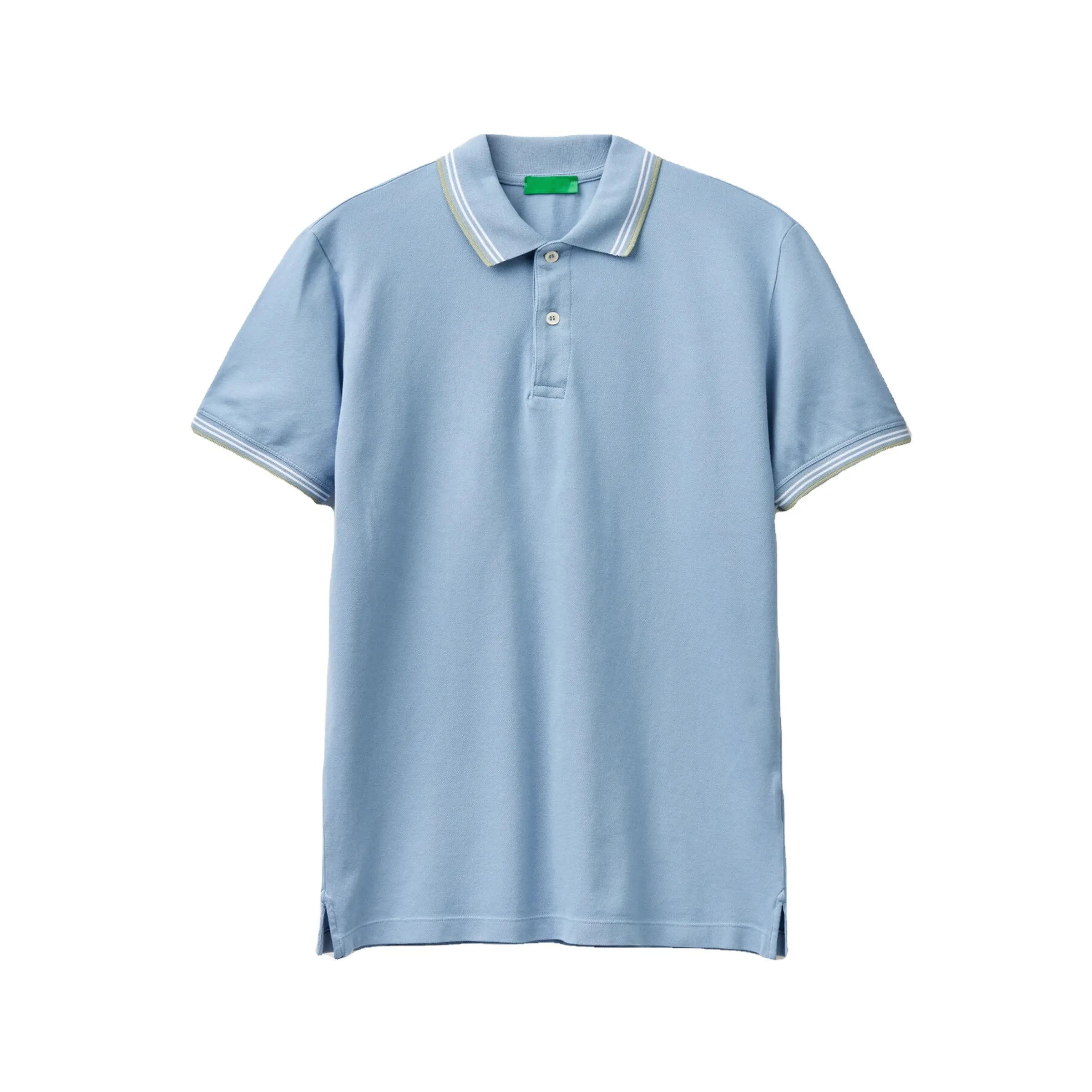 Neue 2024 Herren Stickerei 100 % Baumwolle Polo-Shirt Herren Kurzarm Neue Herren Freizeitkleidung Sommer Polo-Shirt