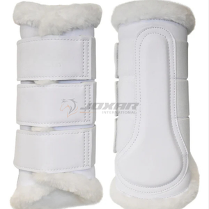 Bottes de brossage personnalisées pour chevaux avec technologie d'absorption des chocs offrant une protection des tendons et des fetlocks fabriquées au Pakistan - Product Image 4