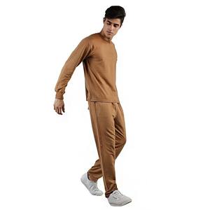 Ensemble de survêtement en jersey et pantalon pour homme, 100% coton, manches longues, fabrication en usine, en vrac, haute qualité, couleur personnalisée, hiver - Product Image 2