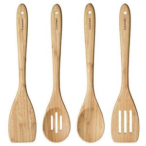 เครื่องใช้เครื่องใช้ในครัวทำจากไม้สักธรรมชาติหรืออะคาเซียพร้อมที่วางช้อนไม้และที่วางช้อน - Product Image 2