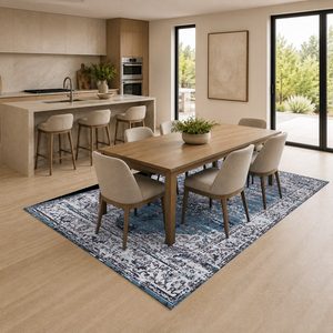<b>RUGS</b> DEPOT LXDP-0789 Wholesale Multicolor Neutral Traditional Oriental Digital Printed Machine Washable Chenille <b>Rug</b> <b>Non</b> <b>Slip</b> - Product Image 4