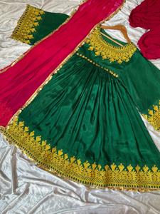 Robe Kuchi Vintage ethnique tribale, robe traditionnelle multicolore Afghane/Pakistan Kuchi Party - Product Image 6