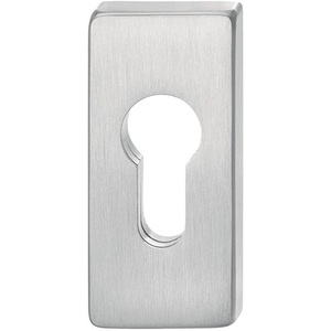 Plaque de porte coulissante Rosette 17 1765 en acier inoxydable 6204, écusson 9 mm d'épaisseur, carré PZ FSB - Product Image 1