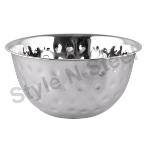 Bol Citi avec couleur en acier inoxydable martelé bols Citi cuisines modernes servant à manger avec métal élégant - Product Image 1