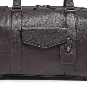 Wholesale Price Custom Genuine Leather Travel Vintage Men's Duffle Bags Luxury High Quality Leather Travel Duffle Bag With OEM - Product Image 6
