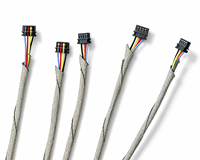 Rakitan Kabel IDC Terlindung Khusus 0.6 0.8 1.0mm Pitch 2 3 4 5 6 7 8Pin Konektor IDC Kabel Pita Datar untuk Papan Kontrol OEM