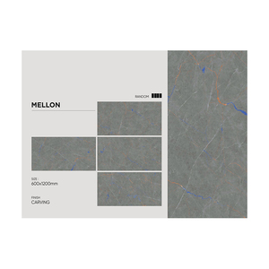 Baldosas de porcelana duraderas y elegantes de 5mm de grosor para el hogar o el hotel Diseño moderno con textura sólida para pisos interiores - Product Image 6