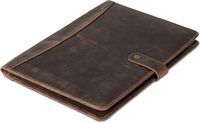 Carpeta de Conferencia Vintage A4 de Cuero PU con Cierre Magnético, Impresa con Sello, para Documentos - Colores Personalizados Disponibles