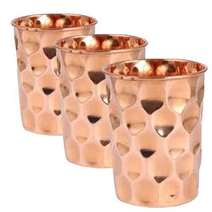 Vaso de cobre Premium Taza para beber Moderno Hecho a mano Exportación Calidad Hogar Bar Cocina Artículo de regalo - Product Image 3