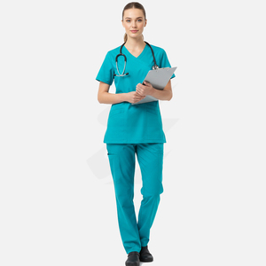 Conjunto de Uniformes Médicos Personalizados para Mujer, Ropa de Trabajo para Hospital, Venta al por Mayor OEM - Product Image 1