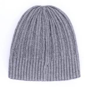 Gorro de Invierno para Adultos, Gorro de Punto con Puño, Algodón, Acrílico, Poliéster, Gorro Personalizado, Fabricantes 2025, Gorros de Jacquard Lisos - Product Image 4