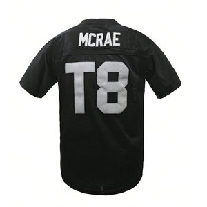 Camiseta de Fútbol Americano Personalizada con Nombre/Número de Equipo, de Alta Calidad, 100% Poliéster, Corta, Transpirable, Estilo Retro con Malla - Product Image 2