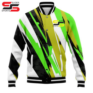 Vêtements de mode Femmes College Letterman Vestes Avec La Conception Personnalisée Recadrée Université Veste - Product Image 5