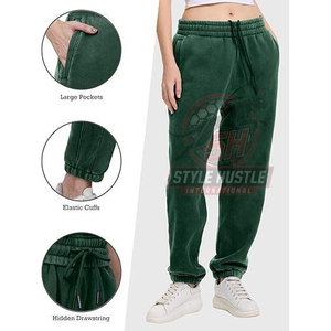High Quality Streetwear Oversized Acid Wash <b>Trousers</b> Wholesale Fashion Clothing Acid Wash <b>Trousers</b> - Product Image 5