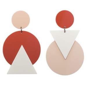 Geometric Shapes Unique Resin Crafts <b>Earrings</b> - Product Image 1