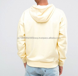 Sweat-shirt à capuche en coton 100% de haute qualité, streetwear, molleton français uni, pour hommes - Product Image 2