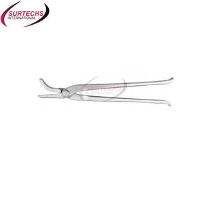 Herramientas de herrador de acero inoxidable de primera calidad, remachadores de pezuña con mandíbula curva, base de instrumentos quirúrgicos de mandíbula recta forjada - Product Image 6