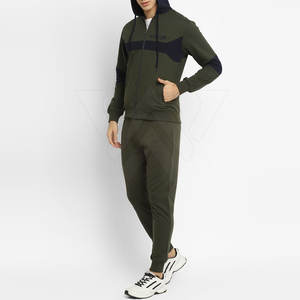 Chándales de lana Tech para gimnasio para hombre, 100% algodón, traje de jogging, lavado ácido, bordado, conjunto de dos piezas, ropa deportiva - Product Image 2