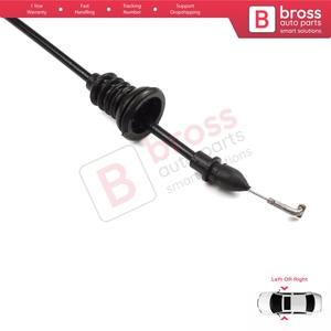 BDP68 Inner Door Release Locking Latch Bowden Cable Front 5P08370858 for Cordoba Toledo MK2 - Product Image 6