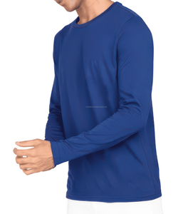 เสื้อยืดผู้ชายสไตล์สตรีทไซส์ใหญ่พิมพ์ลายโลโก้แขนยาว - Product Image 4