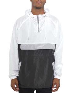 Chaqueta Cortavientos con Capucha y Cuello Alto para Hombre, Diseño Nuevo, con Recubrimiento, Logotipo Personalizado, Ropa Casual de Otoño - Product Image 4