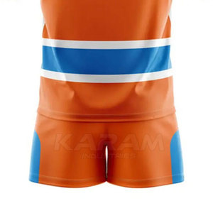 Diseña Tu Propio Logotipo, Uniforme de Rugby de Manga Corta, Uniforme de Rugby Cómodo y Ecológico para Unisex, Gran Venta - Product Image 4