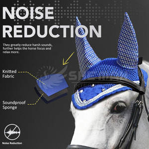 Venta al por mayor equipo ecuestre personalizado de alta calidad capó de orejas de caballo en el precio razonable - Product Image 3