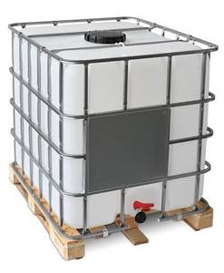 Réservoir IBC industriel de 1000 litres en polypropylène, conteneur de liquide en vrac avec pompe pour un transport sécurisé - Product Image 3
