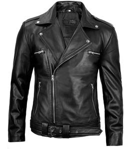 Veste en cuir d'hiver pour hommes haut de gamme qualité solide motif haute conception à la mode nouveau Style décontracté approvisionnement en gros - Product Image 1