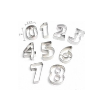 Outils de cuisson de biscuits en métal de conception différente pour les enfants en acier inoxydable 10.5cm de diamètre
