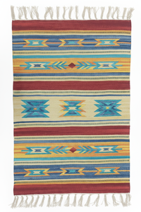 Tapis en coton moelleux moderne fait main avec envers réversible, lavable en machine, épaisseur personnalisable, pour la maison, les voyages et usage commercial - Product Image 2