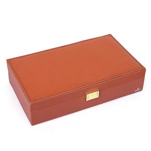 <b>Small</b> Premium PU Leather Foldable <b>Storage</b> <b>Box</b> Modern Organized Square Metal Fabric Laundry Basket for Clothes Toys & Jewelry - Product Image 1