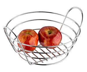 Modern Black Two Tier Fruit <b>Basket</b> <b>With</b> Wooden <b>Shelves</b> For Stylish Kitchen <b>Storage</b> And Home Decor Display - Product Image 6