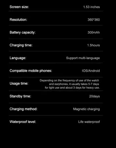 Reloj Inteligente 2 en 1 para Hombre 2026 con Auriculares TWS, Monitor de Actividad Física Android, Monitor de Ritmo Cardíaco, Monitor de Sueño, GPS, para Uso Diario - Product Image 6