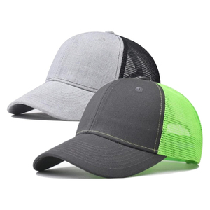 Short Brim Baseball <b>Cap</b>, Adjustable <b>Plain</b> Short Brim Workout Hat Fishing Hat Athletics Trucker Hat Mesh - Product Image 1