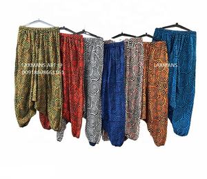 Pyjama en coton imprimé pyjama om imprimé bohème d'Inde pyjama sarouel ample pyjama sarouel imprimé - Product Image 1