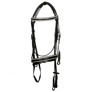 Bride de cheval en cuir de haute qualité Bride de cheval en cuir véritable avec rembourrage doux - Product Image 5