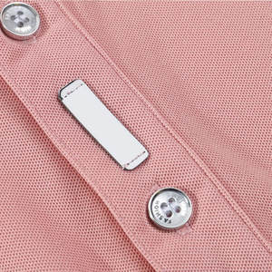 Cómodo 100% algodón Slim Fit Short- Golf para hombres para Polos de lana alta antiarrugas Casual sólido diseño de impresión Polo - Product Image 5