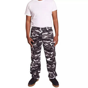 กางเกงลายพรางคุณภาพสูงสำหรับผู้ชายมีกระเป๋าหน้าเอวกลางพรีเมียมพิมพ์โลโก้ตามสั่งสำหรับล่าสัตว์ - Product Image 1