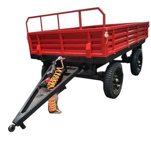 Remolque Agrícola Hidráulico, Remolque para Tractor Resistente con Función de Volteo para Granos, Arena, Fertilizantes y Uso Agrícola - Product Image 5