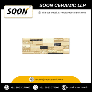 Direct Factory Supply Soon Ceramic TESLA 02 Non-Slip Glossy <b>Wall</b> Tiles 8x24 Inch for Villa Home and Luxury Office Exterior Use - Product Image 4