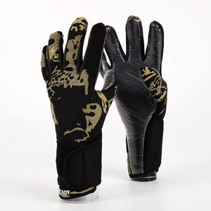 Gants de gardien de but de football professionnels en cuir, design respirant pour entraînements intensifs, matchs, compétitions, salle de sport, extérieur - Product Image 3